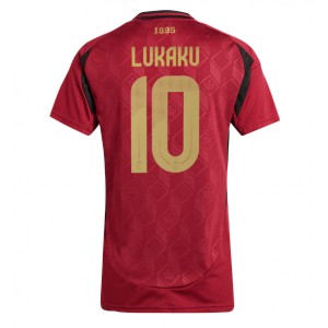 Fotbalové Dres Belgie Romelu Lukaku #10 Dámské Domácí Oblečení ME 2024 Krátký Rukáv
